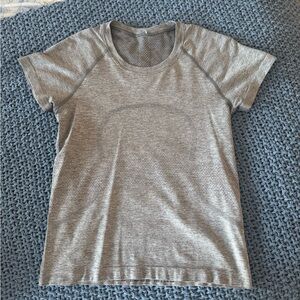 Gray Lululemon Athletic Top